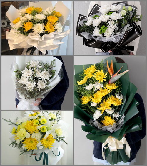 贵州毕节市威宁县龙场镇河块村白事花束代送